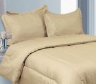 Ja3p-t-tan Joseph Abboud Embossed Stripe Full Comforter Set Golden 748279770292
