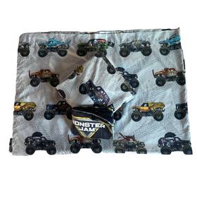 Jay Franco 032281405526 Monster Jam Mj Life 3 Piece Twin Bed Set 1 Fitted Flat P.case 2020