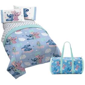 Jay Franco 032281434137 Disney Lilo And Stitch Twin Size Comforter Set - 4 Piece Bedding Includes She