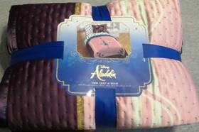 Jay Franco 073558777205 Disney Aladdin And Jasmine Twin Quilt Pillow Sham New