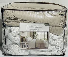 106787ja Jennifer Adams Eternal 6-piece Comforter Set - King 110 Inch X96