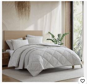 1796280 Jennifer Adams 6 Piece Inch Avery Reversible Comforter Set Queen