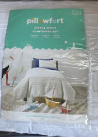 Jersey Wave Comforter Set Pillowfort Twin White Sham