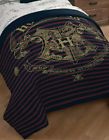 Jf21191ecd Harry Potter Spellbound Hogwarts Emblem Supersoft Reversible Twin Full Comforter