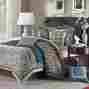 Jla10-498 Hampton Hill 10 Piece King Comforter Set Multi Color Teal Brown Sham Decorative Pillows New