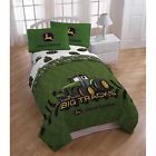 John Deere Tractors 5 Pc Twin Single Comforter Sheets Sham New 046138798730
