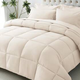 Jollyvogue 744110067248 King Comforter Set Ultra-soft Bed In A Bag Size 7 Pieces Oeko