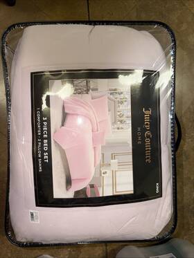 Jyz026806 Juicy Couture - Comforter Set Gothic Design Bedding King 3 Piece Inch