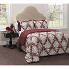K680677 Casa Comforter Set Red 784857686746