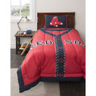 87918217492 K980038 Mlb Boston Red Sox Twin Bedding Comforter And Pillowcases Bed Set Team Logo 2pc