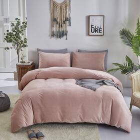B0b1lpmrjw Karever Pink Velvet Comforter Set Twin Solid Blush Flannel Bedding Plush And Sof