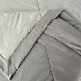 Kasentex 733810816140 Quilted Comforter Set With Stylish Ruffled Edge Trim Nostalgic Design