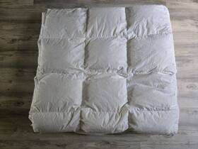 Kathy Ireland 788904576295 Blue Ridge White Goose Feather And Down 76 Inch 83 Queen Comforter