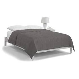 Lze018atwltg Keeco Llc Air Dry Down Alternative Bedding Blanket Cooling And Twin Light Grey
