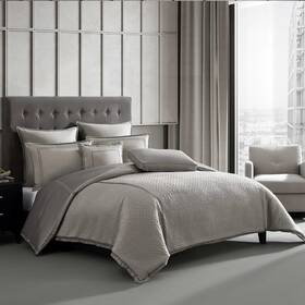 Kendall 7 Pc Queen Reversible Comforter Set 679610907445 Riverbrook Home Collection Contemporary 8 Piece