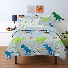 Kidz Mix Dinosaur Walk Bed In A Bag Full Grey