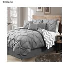King Avondale Manor Size Comforter Bedroom Bedding Set Decor Home Design Beds Chic Stripes Warm 868339000265