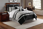 Kinglinen 8 Piece Cal King Preston Coral And Pink Comforter Set 888804004390