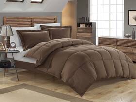 Kinglinen 888804010926 Chocolate Down Alternative Comforter Set Full/queen
