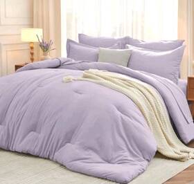 30055 Koolaburra By Ugg Koolawash Reversible Comforter And 2 Shams Full/queen Lavender
