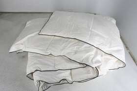 Krt 718762318423 Luxurious Goose Feathers Down Comforter Thickened Warmth White Queen