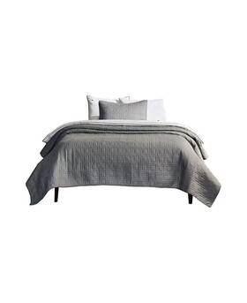 200009776 Lacoste Logo Cotton 3-pc. Quilt Set Twin Gray 200009776 Lacoste Logo Cotton 3-pc. Quilt Set Twin Gray