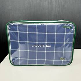 Lacoste 734737495555 250 New - Denab Twin Duvet 2 Pc Set Navy Blue Read