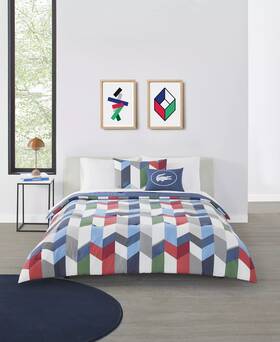 Lacoste 734737730281 Home Beaumont Comforter Set Twin/twin Xl