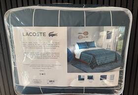 Lacoste Home 734737734203 Ashcombe Check 3 Pc King Comforter Set Blue 365