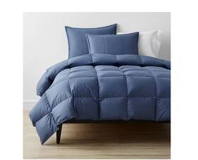 11162c-k-smk-blue Lacrosse Premium Loftaire Down Alternative Extra Warmth Smoke Blue King/cal