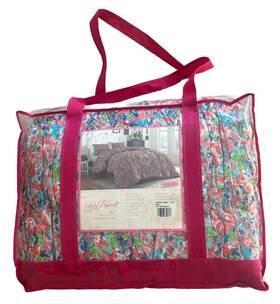 Lady Pepperell 028828654847 Jard N Floral Twin Xl Comforter Set Cotton 2 Pc