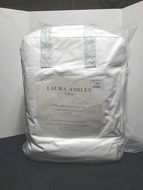 Laura Ashley 008889337453 Down Alternative Comforter Cooling Technology Queen Sz 90 Inch X