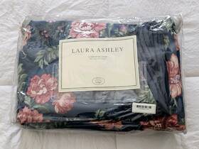 Laura Ashley 053124783144 New Vtg Queen Comforter Cover Arboretum Reversible Floral Plaid