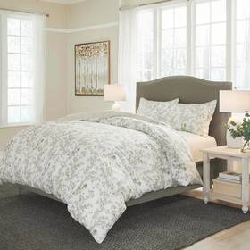 82243431 Laura Ashley King Lindy Duvet Cover Set Green -