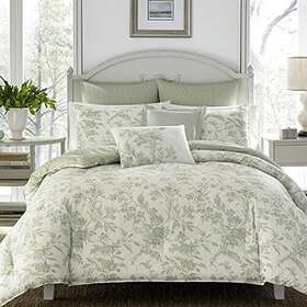 Laura Ashley 883893790469 Home Amberley Collection Comforter Set - Ultra Soft Cotton A