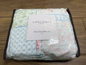 91844863 Laura Ashley 5pc Twin Hope Patchwork Cotton Duvet Set Pink Includes Shams