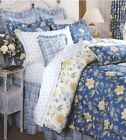 Laura Ashley Emilie Collection Queen Comforter Set For Bedroom Blue Floral Decor 053124875238