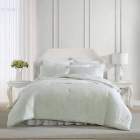 Ushsa51287354 Laura Ashley Heirloom Ditzy 3-piece Green 100% Cotton King Comforter Set