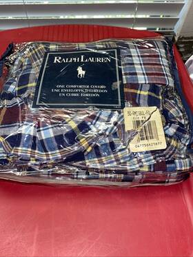 Lauren Ralph 047756621677 Madras Plaid Full / Queen Comforter In Original Package Y2k