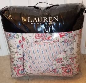 Lauren Ralph 886087347456 Lucie Floral Full / Queen Comforter And Shams Set 3pc Bedding New