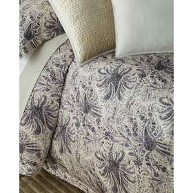 Lauren Ralph 886087376326 Dover Street Gwendolyn Floral Grey Full/queen Comforter New