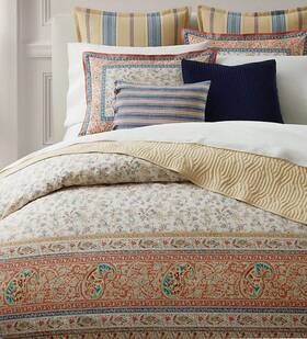 Lauren Ralph 886087503494 Bering Paisley Cotton Percale 3-pc. Comforter Set Full/queen 420