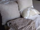 M0525062021 Lavish King Home Oversized 7 Set Trellis Beige Piece Comforter
