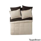 Lco-5cs-xtwn-gp-taupe Vcny Home Twin Xl Size Reversible In Taupe 735732106989
