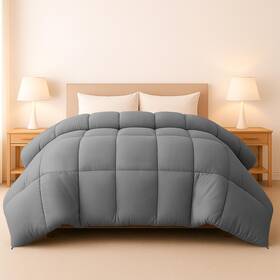 Ldc Lux Decor Collection 810068320107 D Cor Twin Comforter 92x68 Ultra-soft Down Alternative Duvet Insert Wit