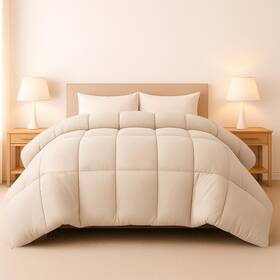 Ldc Lux Decor Collection 810068323993 D Cor King Bed Comforter - Down Alternative Box Stitched Fluffy
