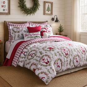 L62950kcs Levtex Home Pine And Plaid Comforter Set - King 106x94 Inch Two Shams 20x36i