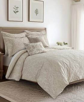 L64270cks Levtex Home Alessio Texture 3-pc. Beige Comforter Set - King /cal