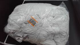 Esb-106x90 Lewinbedding 707870841992 - Luxury Goose Feathers Down Comforter King White