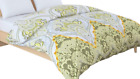 Lh-33168 Livingston Home Panache Pc Comforter Green Paisley 709468529732